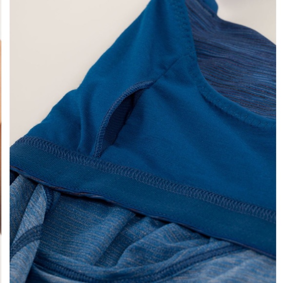 Lululemon Run: Back On Track Tank Sz 8 Limitless Blue/Wee Are From Space - Picture 5 of 16